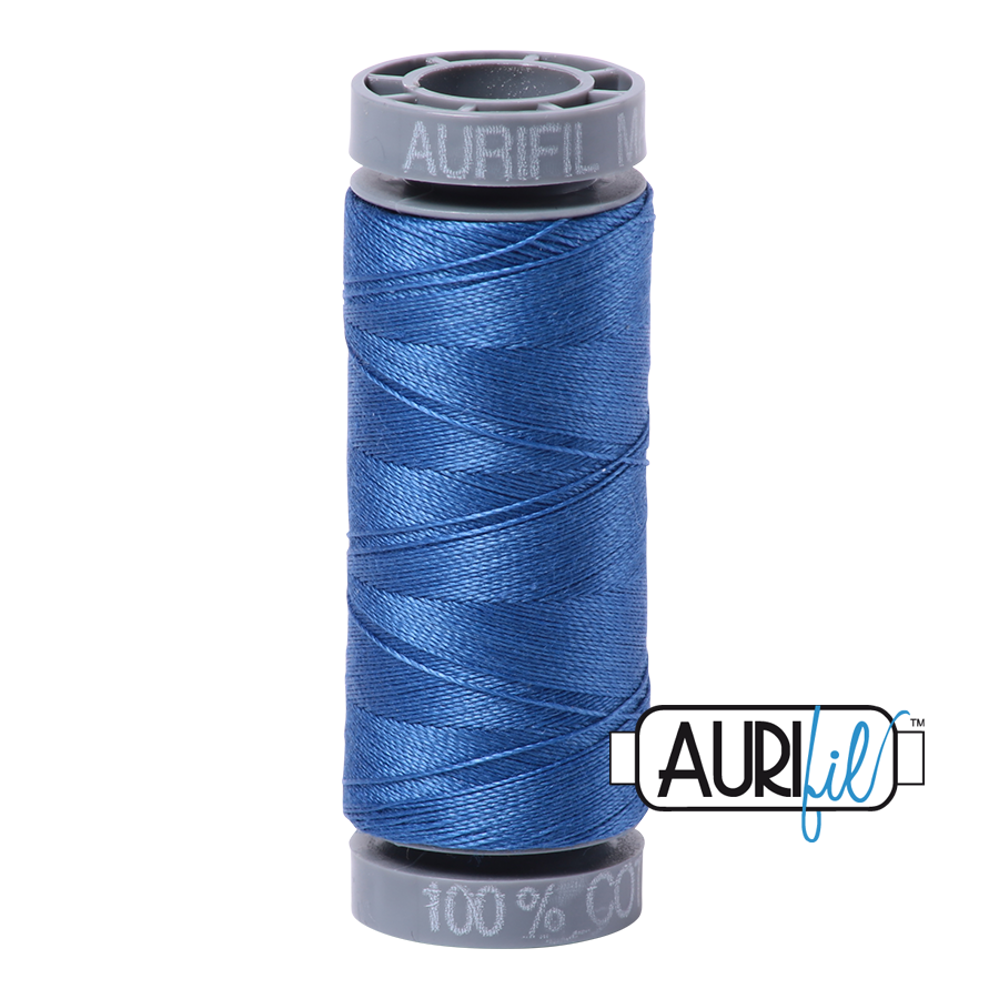 6738 PEACOCK BLUE 28 WT MAKO COTTON SMALL SPOOL | 100 MT.