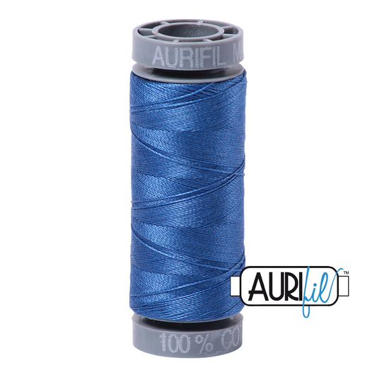 6738 PEACOCK BLUE 28 WT MAKO COTTON SMALL SPOOL | 100 MT.