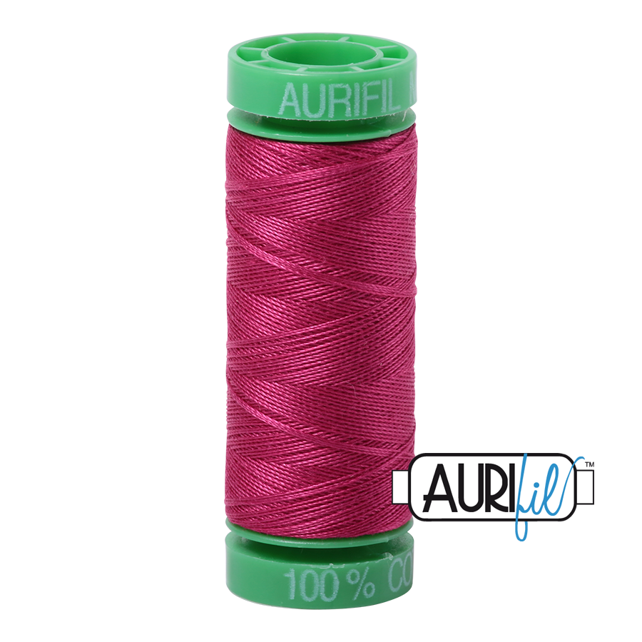1100 RED PLUM 40 WT MAKO COTTON SMALL SPOOL |150 MT.