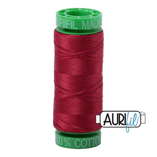 1103 BURGUNDY 40 WT MAKO COTTON SMALL SPOOL |150 MT.