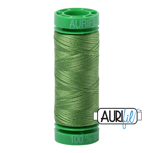 1114 GRASS GREEN 40 WT MAKO COTTON SMALL SPOOL |150 MT.