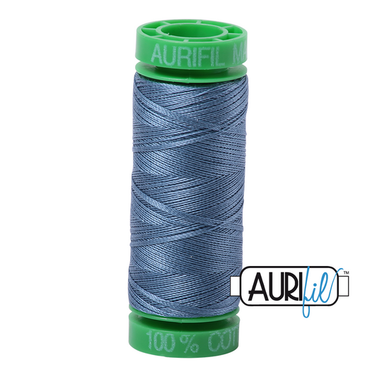 1126 BLUE GREY 40 WT MAKO COTTON SMALL SPOOL |150 MT.