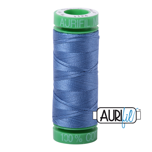 1128 LIGHT BLUE VIOLET 40 WT MAKO COTTON SMALL SPOOL |150 MT.