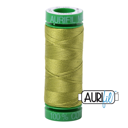 1147 LIGHT LEAF GREEN 40 WT MAKO COTTON SMALL SPOOL |150 MT.