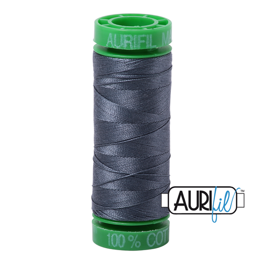 1158 MEDIUM GREY 40 WT MAKO COTTON SMALL SPOOL |150 MT.