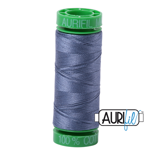 1248 DARK GREY BLUE 40 WT MAKO COTTON SMALL SPOOL |150 MT.