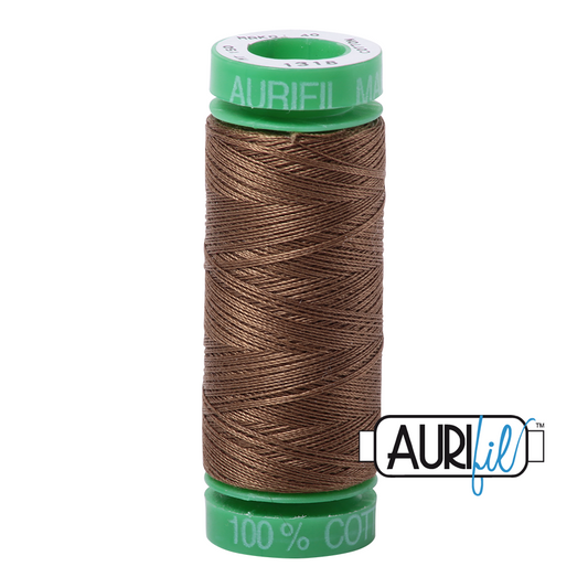1318 DARK SANDSTONE 40 WT MAKO COTTON SMALL SPOOL |150 MT.