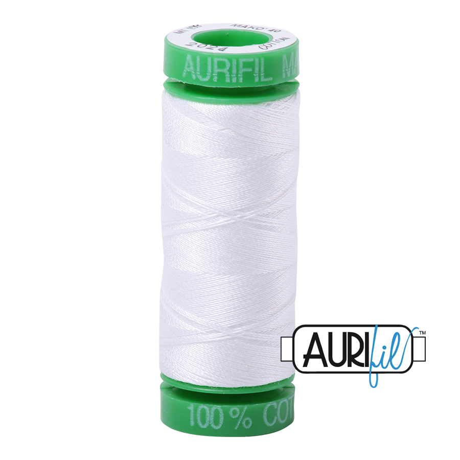 2024 WHITE 40 WT MAKO COTTON SMALL SPOOL |150 MT.