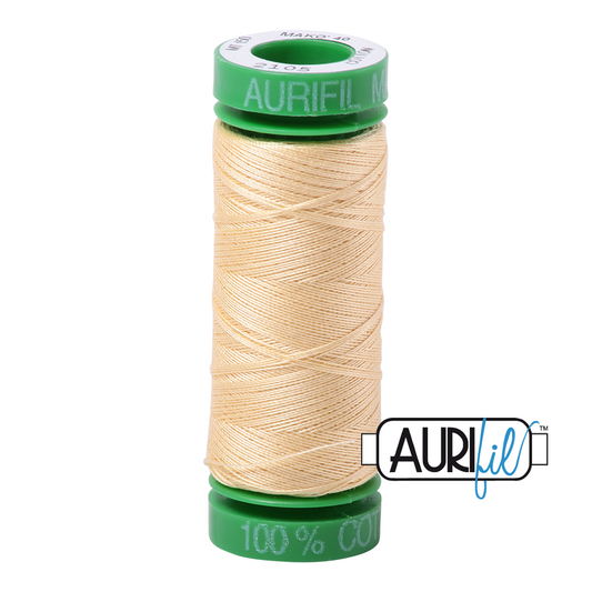 2105 CHAMPAGNE 40 WT MAKO COTTON SMALL SPOOL |150 MT.