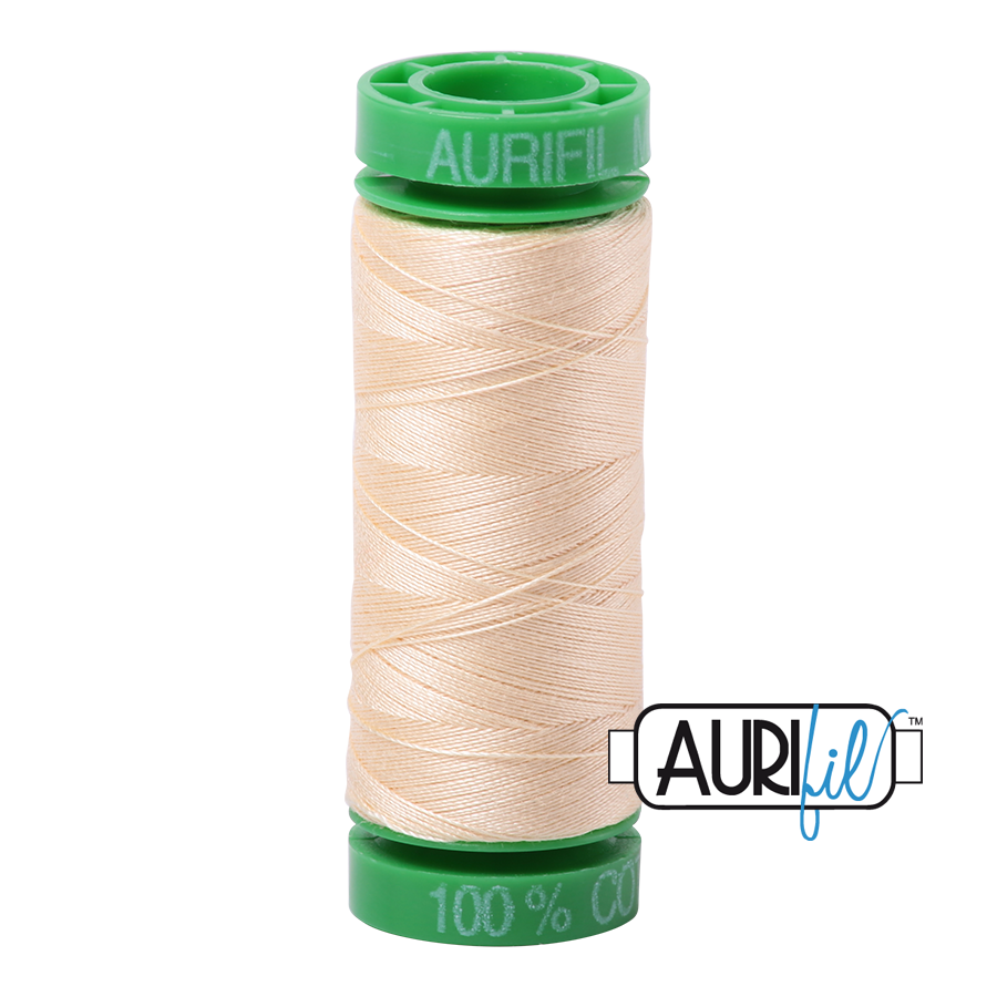 2123 BUTTER 40 WT MAKO COTTON SMALL SPOOL |150 MT.