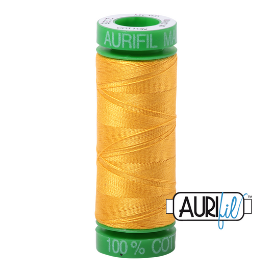 2135 YELLOW 40 WT MAKO COTTON SMALL SPOOL |150 MT.