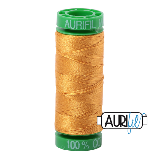 2140 ORANGE MUSTARD 40 WT MAKO COTTON SMALL SPOOL |150 MT.