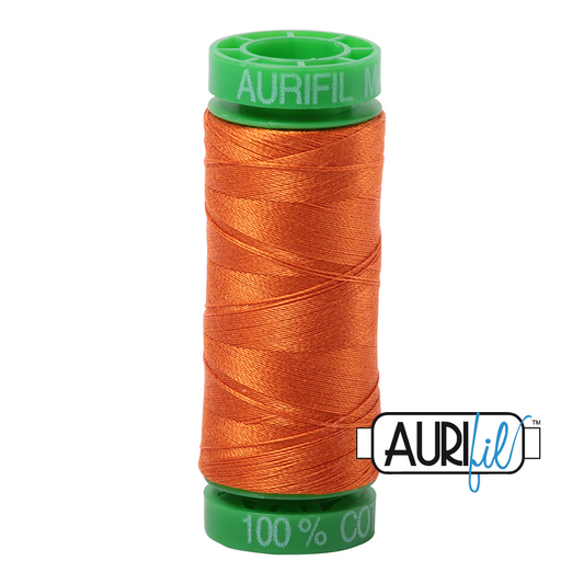2150 PUMPKIN 40 WT MAKO COTTON SMALL SPOOL |150 MT.