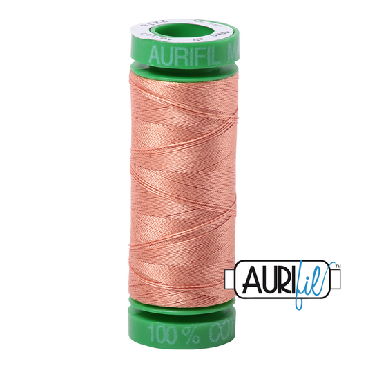 2215 PEACH 40 WT MAKO COTTON SMALL SPOOL |150 MT.