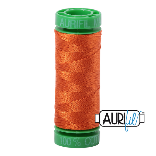 2235 ORANGE 40 WT MAKO COTTON SMALL SPOOL |150 MT.