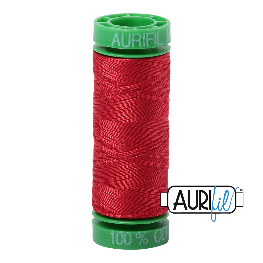 2265 LOBSTER RED 40 WT MAKO COTTON SMALL SPOOL |150 MT.