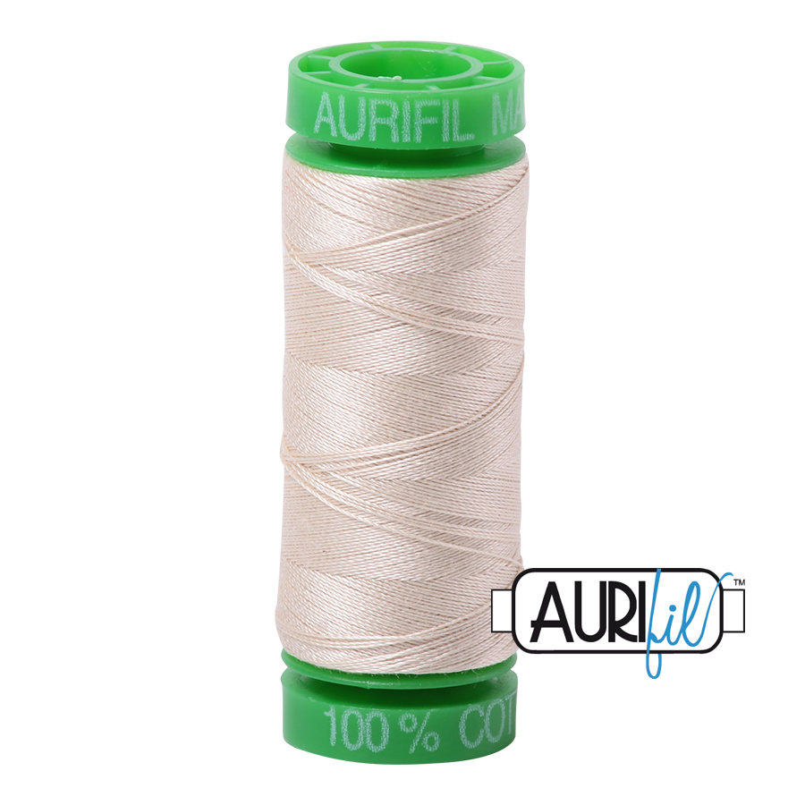 2310 LIGHT BEIGE 40 WT MAKO COTTON SMALL SPOOL |150 MT.