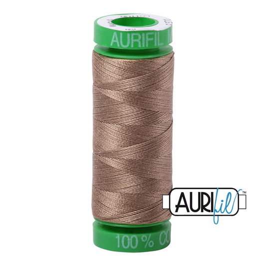 2370 SANDSTONE 40 WT MAKO COTTON SMALL SPOOL |150 MT.