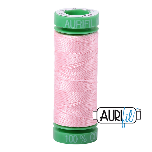 2423 BABY PINK 40 WT MAKO COTTON SMALL SPOOL |150 MT.