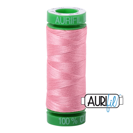 2425 BRIGHT PINK 40 WT MAKO COTTON SMALL SPOOL |150 MT.