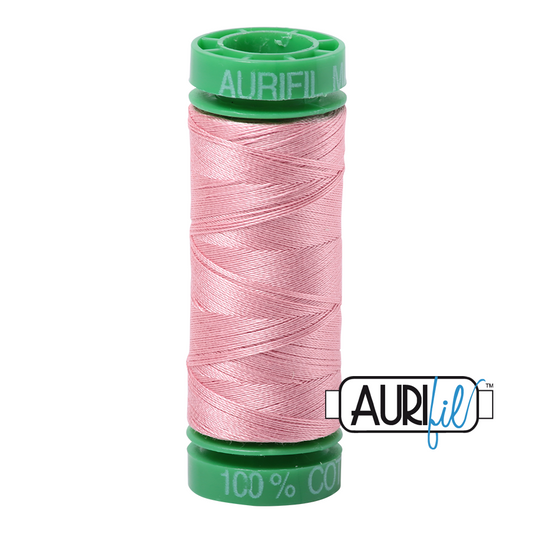 2437 LIGHT PEONY 40 WT MAKO COTTON SMALL SPOOL |150 MT.