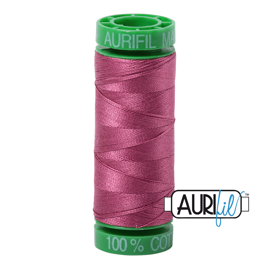 2450 ROSE 40 WT MAKO COTTON SMALL SPOOL |150 MT.