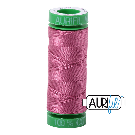 2452 DUSTY ROSE 40 WT MAKO COTTON SMALL SPOOL |150 MT.