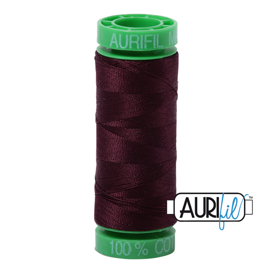 2465 VERY DARK BROWN 40 WT MAKO COTTON SMALL SPOOL |150 MT.