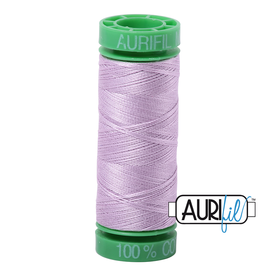 2510 LIGHT LILAC 40 WT MAKO COTTON SMALL SPOOL |150 MT.