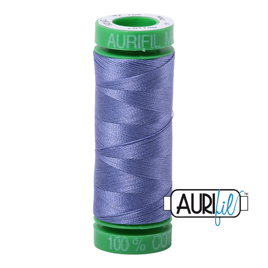 2525 DUSTY BLUE VIOLET 40 WT MAKO COTTON SMALL SPOOL |150 MT.