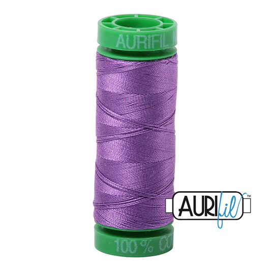 2540 MEDIUM LAVENDER 40 WT MAKO COTTON SMALL SPOOL |150 MT.