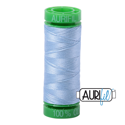 2715 ROBINS EGG 40 WT MAKO COTTON SMALL SPOOL |150 MT.
