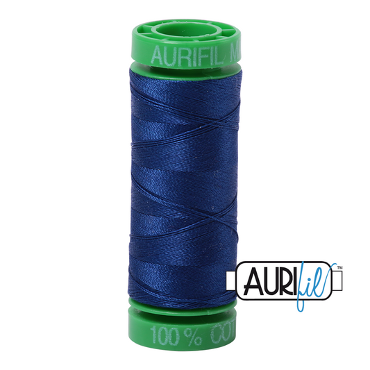 2780 DARK DELFT BLUE 40 WT MAKO COTTON SMALL SPOOL |150 MT.