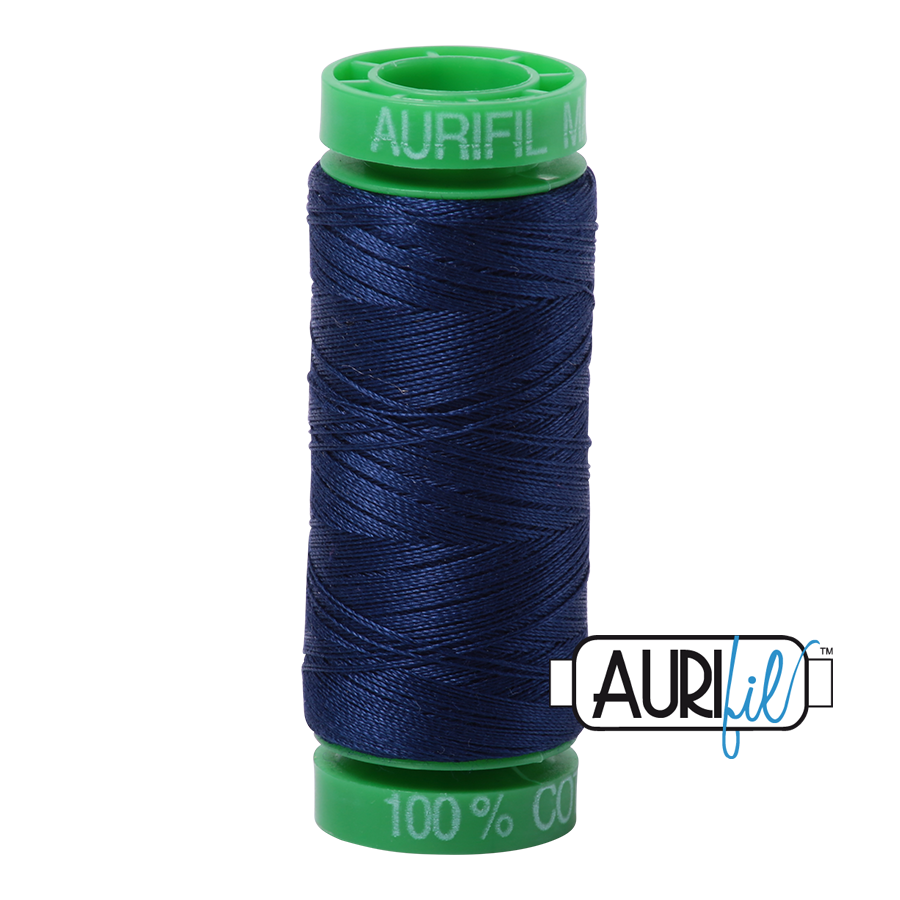 2784 DARK NAVY 40 WT MAKO COTTON SMALL SPOOL |150 MT.
