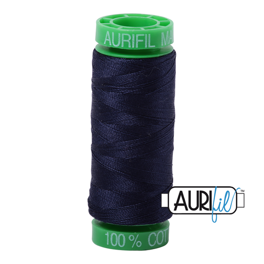 2785 VERY DARK NAVY 40 WT MAKO COTTON SMALL SPOOL |150 MT.