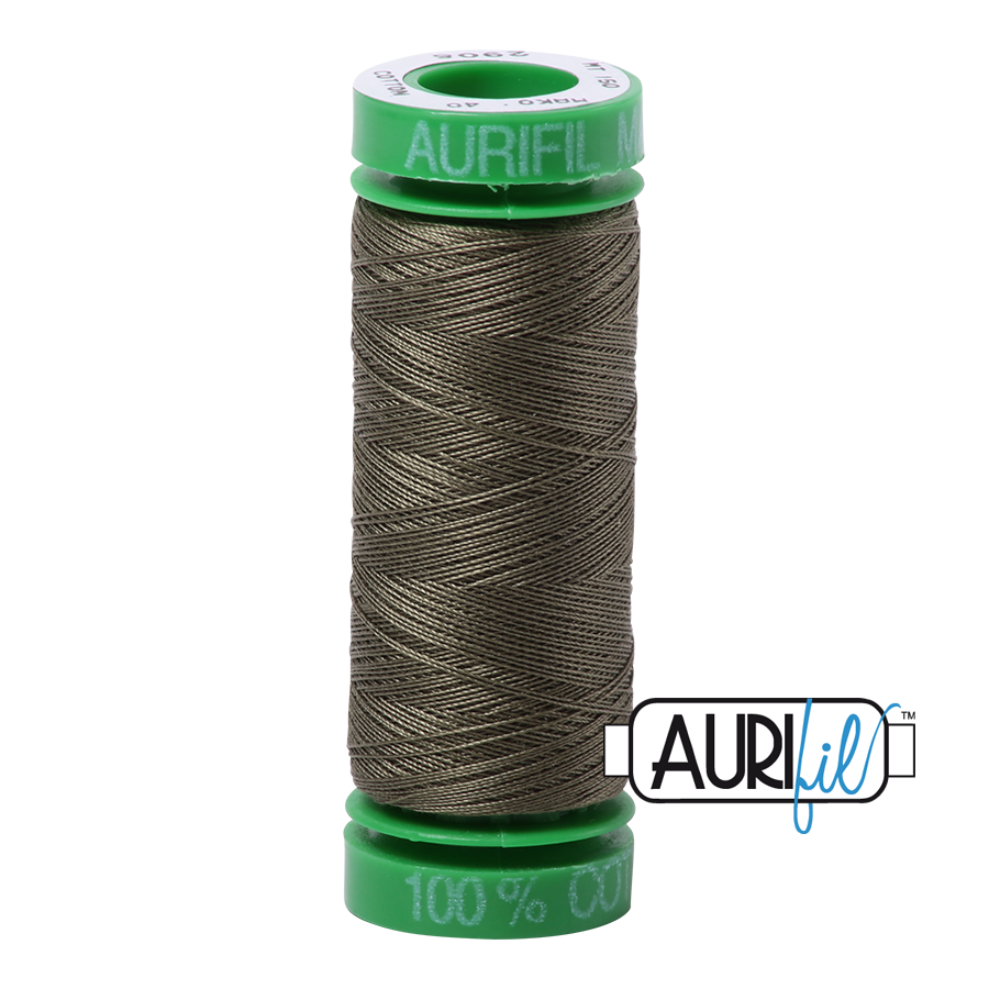 2905 ARMY GREEN 40 WT MAKO COTTON SMALL SPOOL |150 MT.