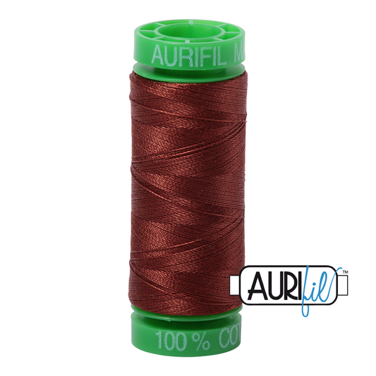 4012 COPPER BROWN 40 WT MAKO COTTON SMALL SPOOL |150 MT.