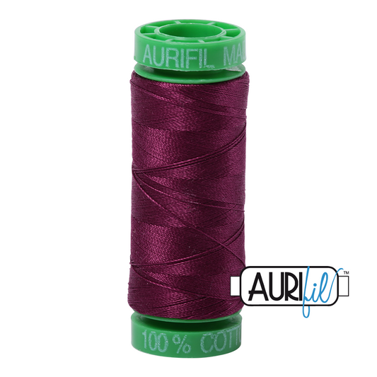 4030 PLUM 40 WT MAKO COTTON SMALL SPOOL |150 MT.