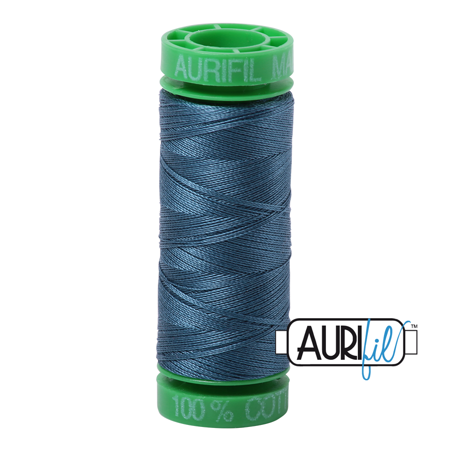 4644 SMOKE BLUE 40 WT MAKO COTTON SMALL SPOOL |150 MT.