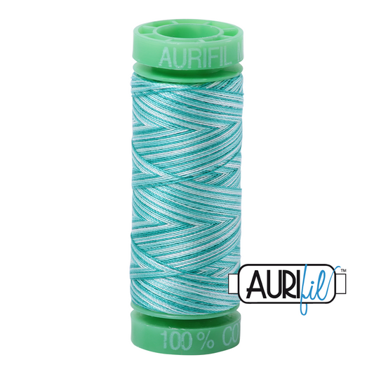 4654 TURQUOISE FOAM 40 WT MAKO COTTON SMALL SPOOL |150 MT.