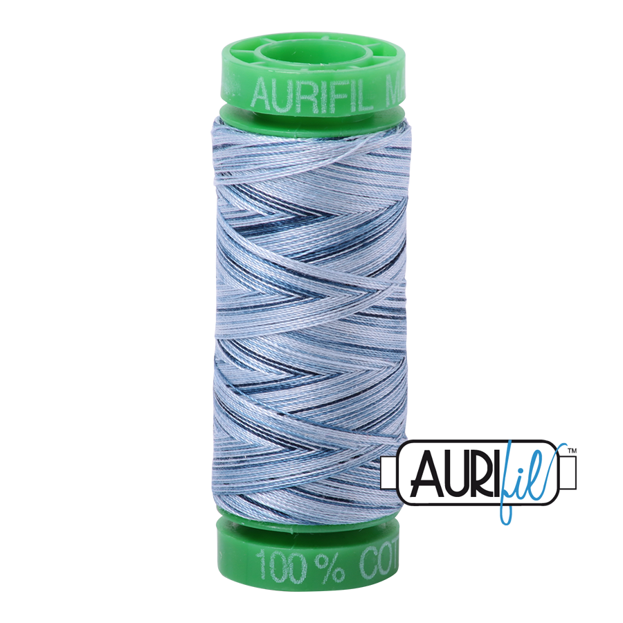 4669 STONEWASH BLUES 40 WT MAKO COTTON SMALL SPOOL |150 MT.