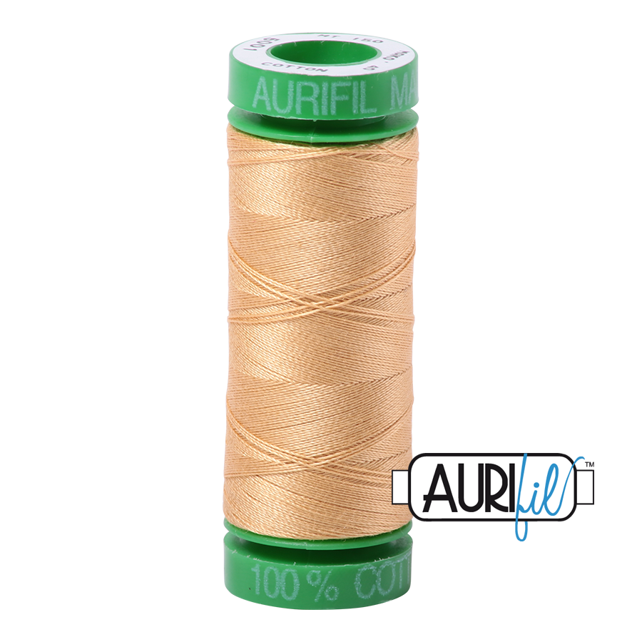 5001 OCHER YELLOW 40 WT MAKO COTTON SMALL SPOOL |150 MT.