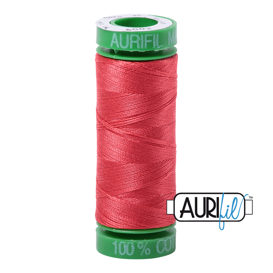5002 MEDIUM RED 40 WT MAKO COTTON SMALL SPOOL |150 MT.