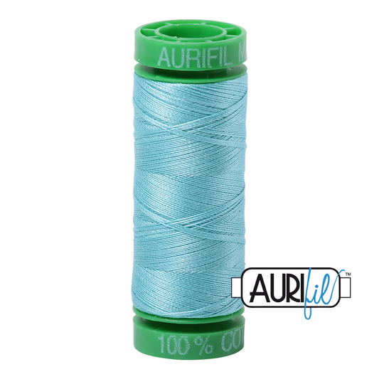 5006 LIGHT TURQUOISE 40 WT MAKO COTTON SMALL SPOOL |150 MT.