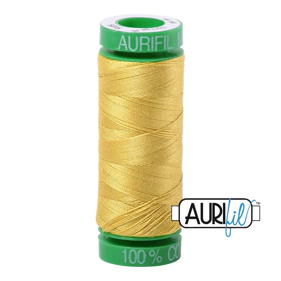 5015 GOLD YELLOW 40 WT MAKO COTTON SMALL SPOOL |150 MT.