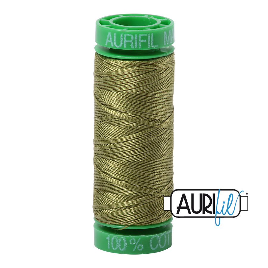 5016 OLIVE GREEN 40 WT MAKO COTTON SMALL SPOOL |150 MT.