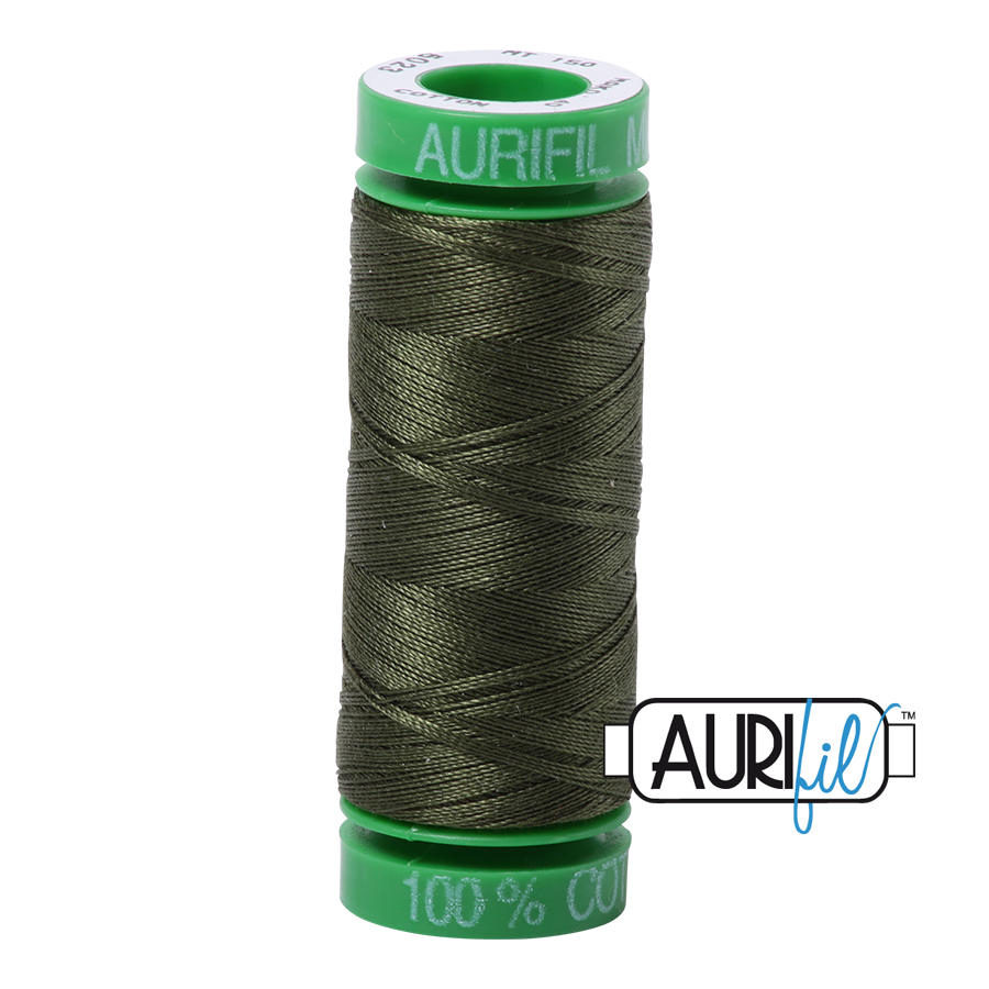 5023 MEDIUM GREEN 40 WT MAKO COTTON SMALL SPOOL |150 MT.