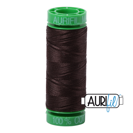 5024 DARK BROWN 40 WT MAKO COTTON SMALL SPOOL |150 MT.