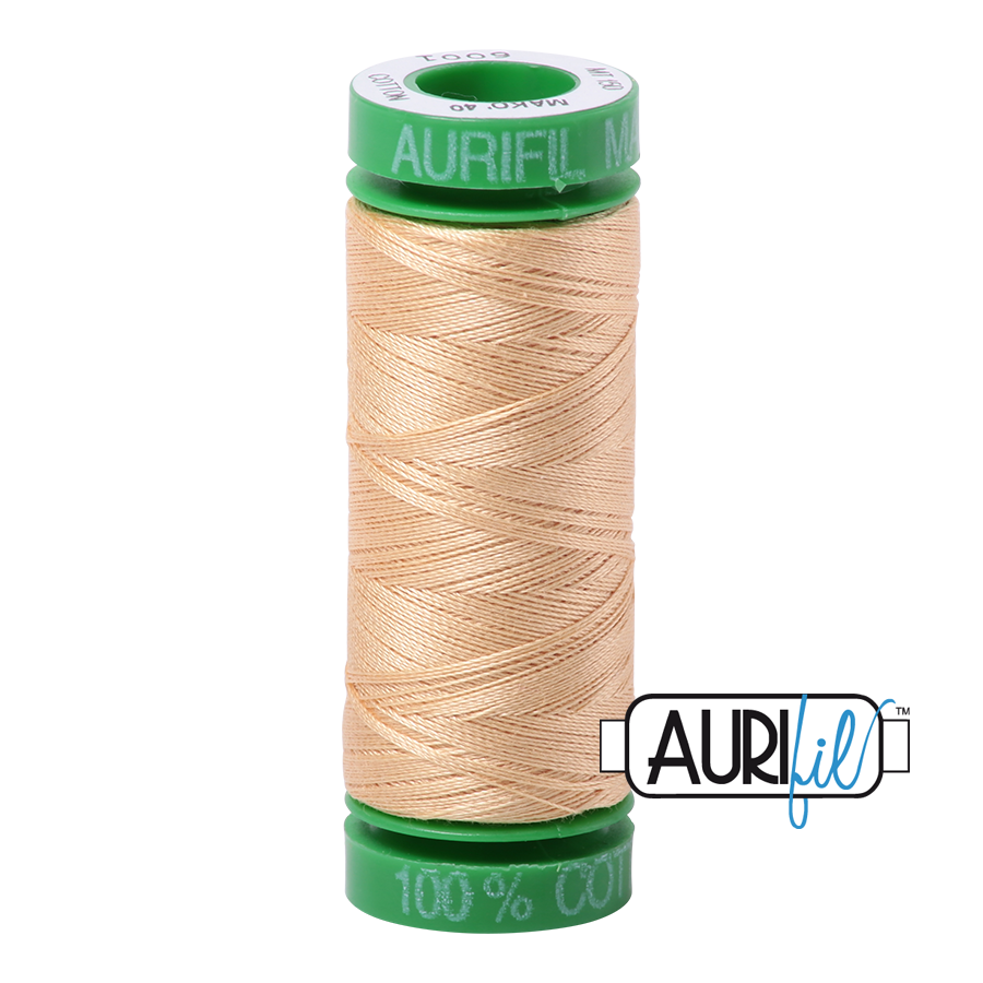 6001 LIGHT CARAMEL 40 WT MAKO COTTON SMALL SPOOL |150 MT.