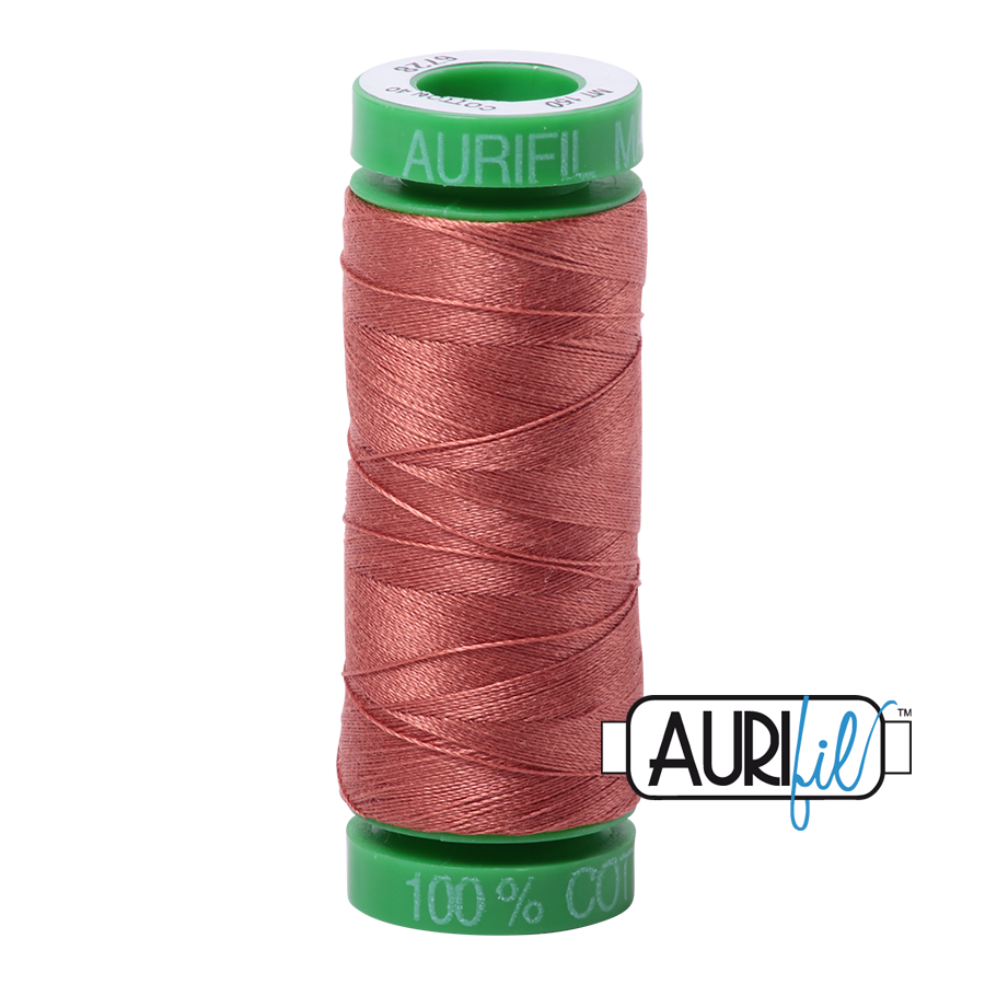 6728 CINNABAR 40 WT MAKO COTTON SMALL SPOOL |150 MT.